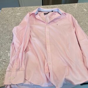 Men’s Tommy Hilfiger Long Sleeve Dress Shirt—Large